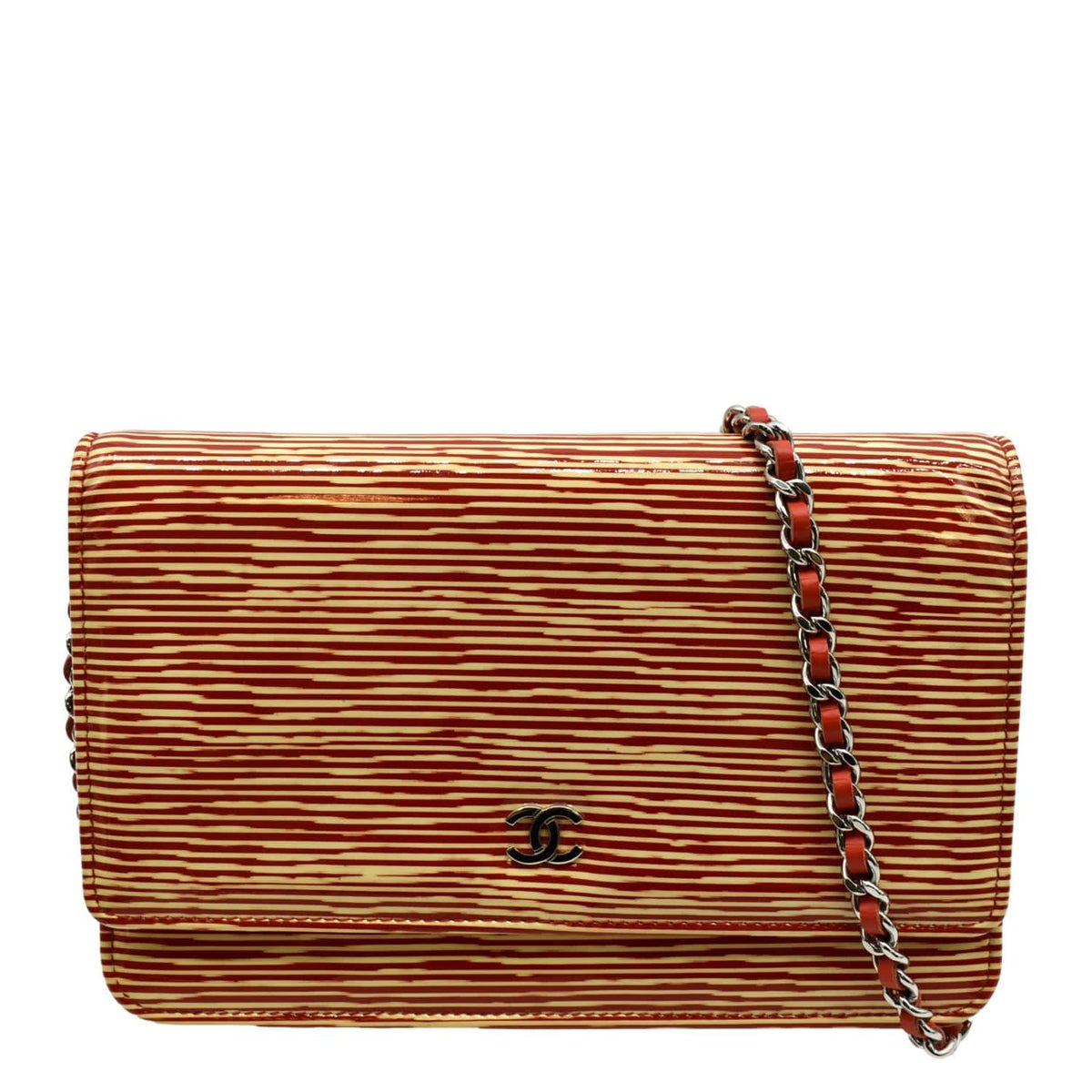 Chanel Wallets? Chanel WOC Leather Wallet On Chain Crossbody Bag Red Elegant Everyday Leather Wallet