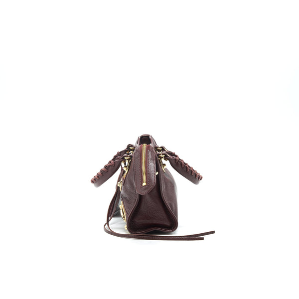 Balenciaga designer handbag leather closeup detail