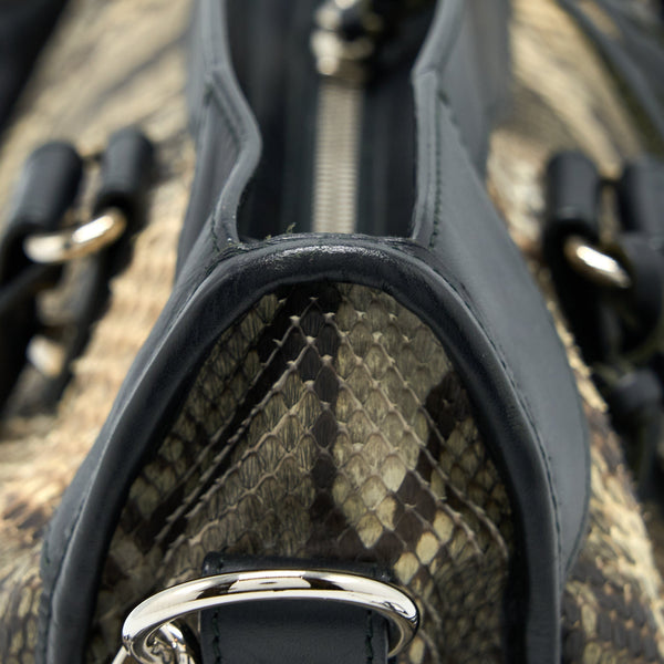 Balenciaga designer handbag leather closeup detail