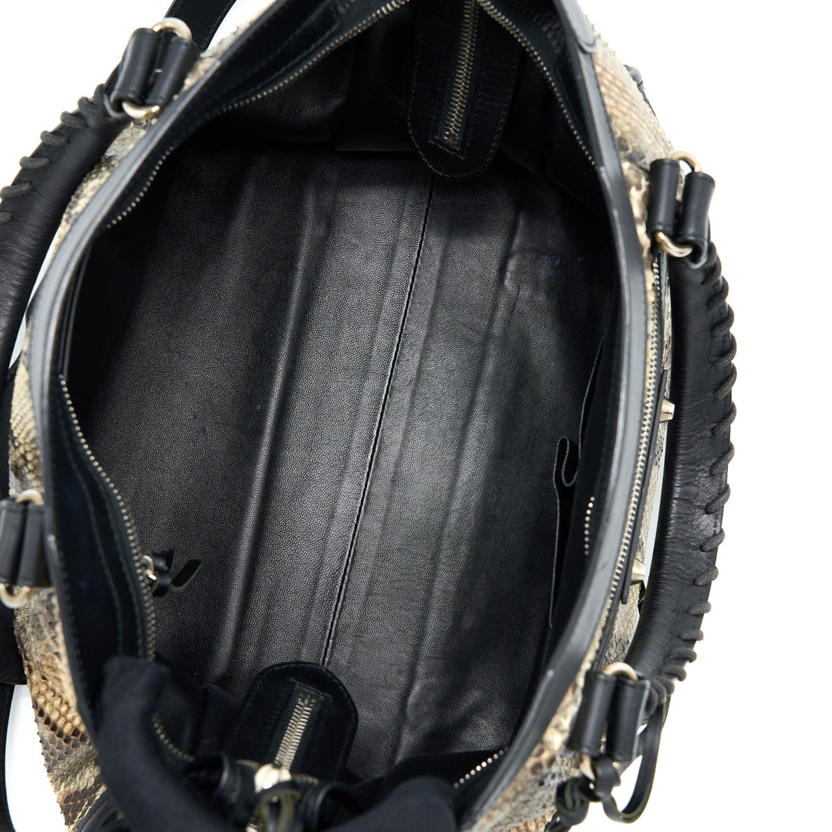 Side view of Balenciaga handbag premium designer bag