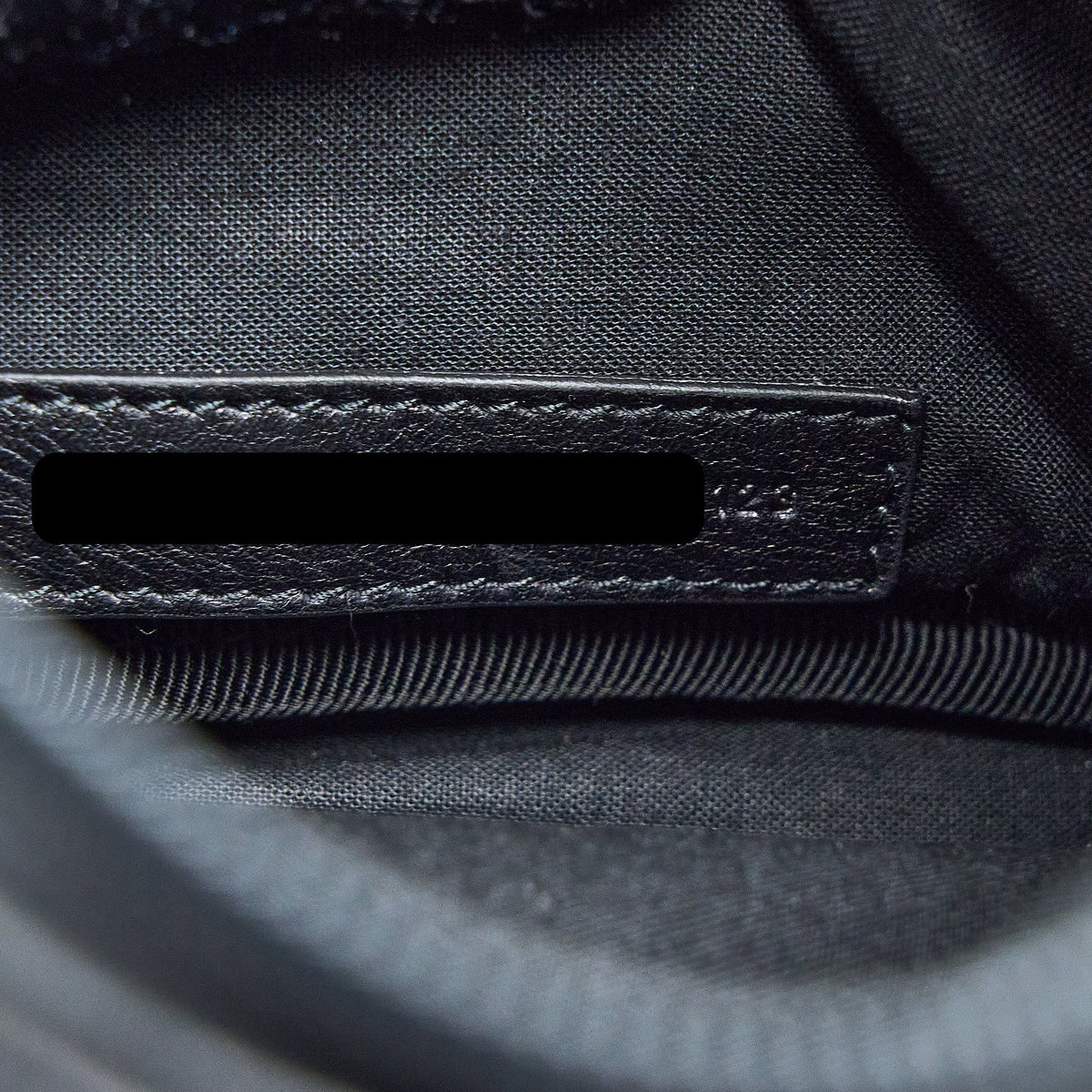 Side view of Balenciaga handbag Black premium designer bag