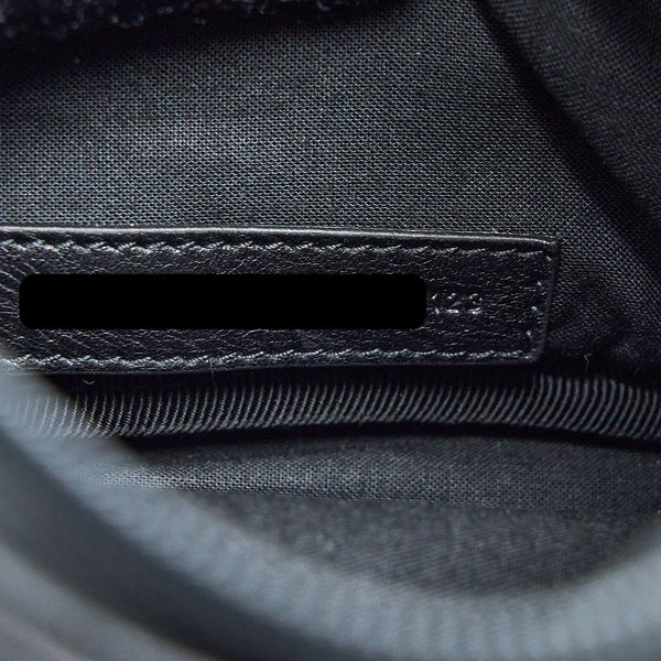 Side view of Balenciaga handbag Black premium designer bag