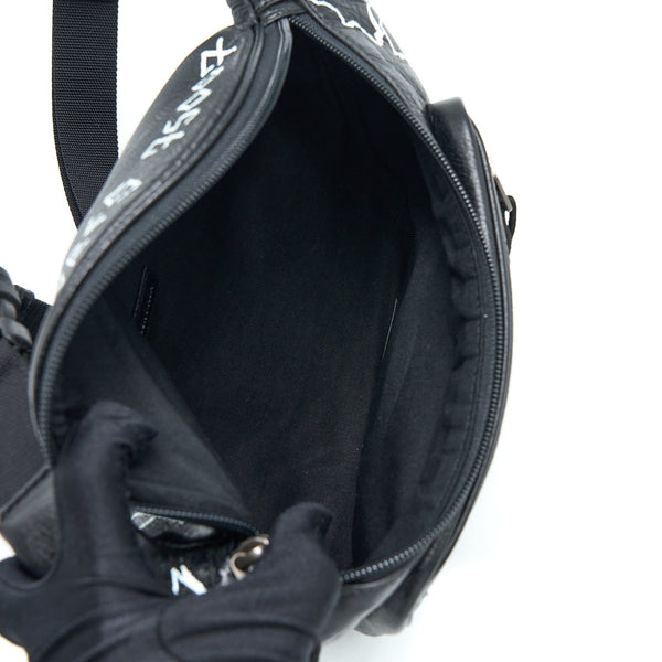 Balenciaga designer handbag leather closeup detail