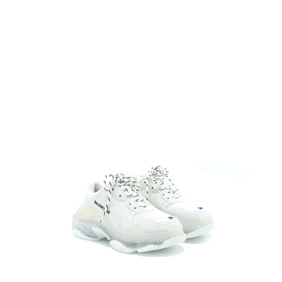 Balenciaga women's shoe White luxury designer leather
