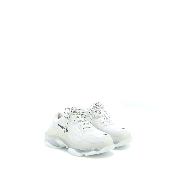 Balenciaga women's shoe White luxury designer leather