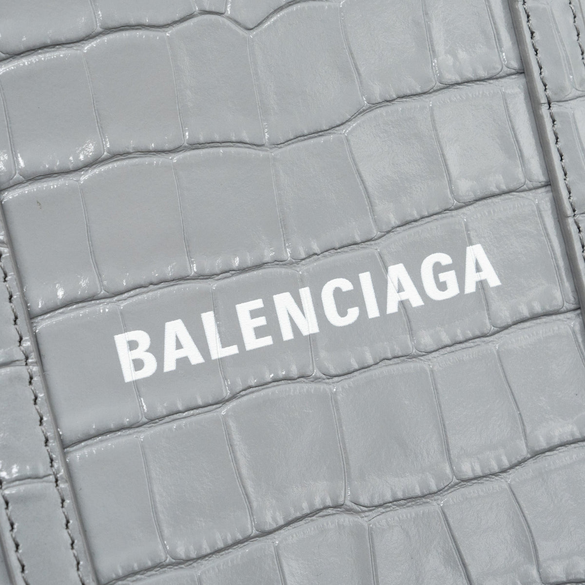 Balenciaga designer handbag calf closeup detail