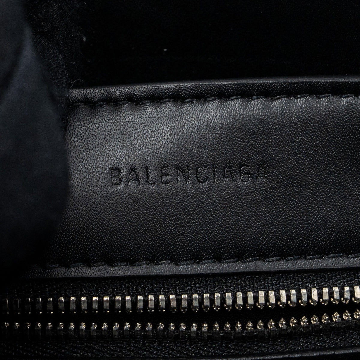 Balenciaga authentic luxury handbag Grey calf craftsmanship