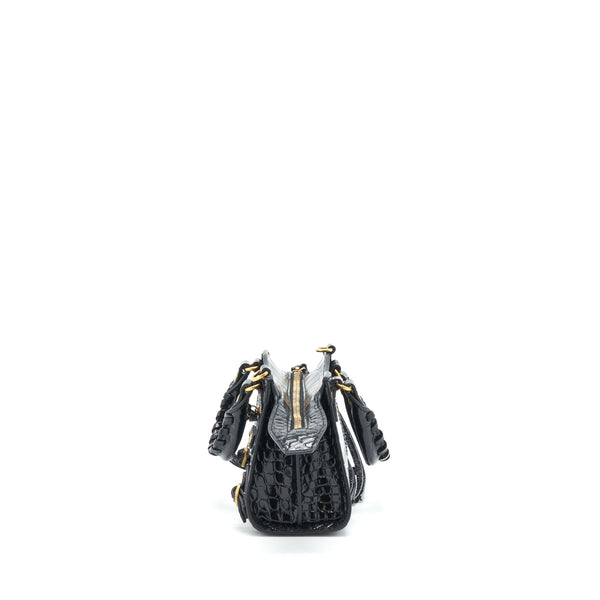 Balenciaga designer handbag calf closeup detail