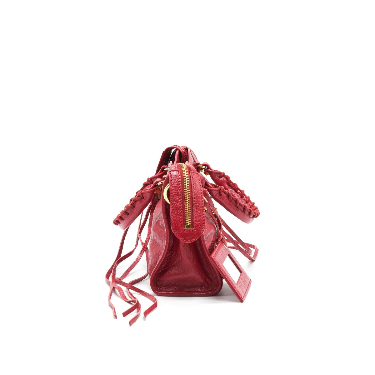 Balenciaga designer handbag leather closeup detail