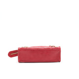 Balenciaga women's handbag Red luxury designer leather