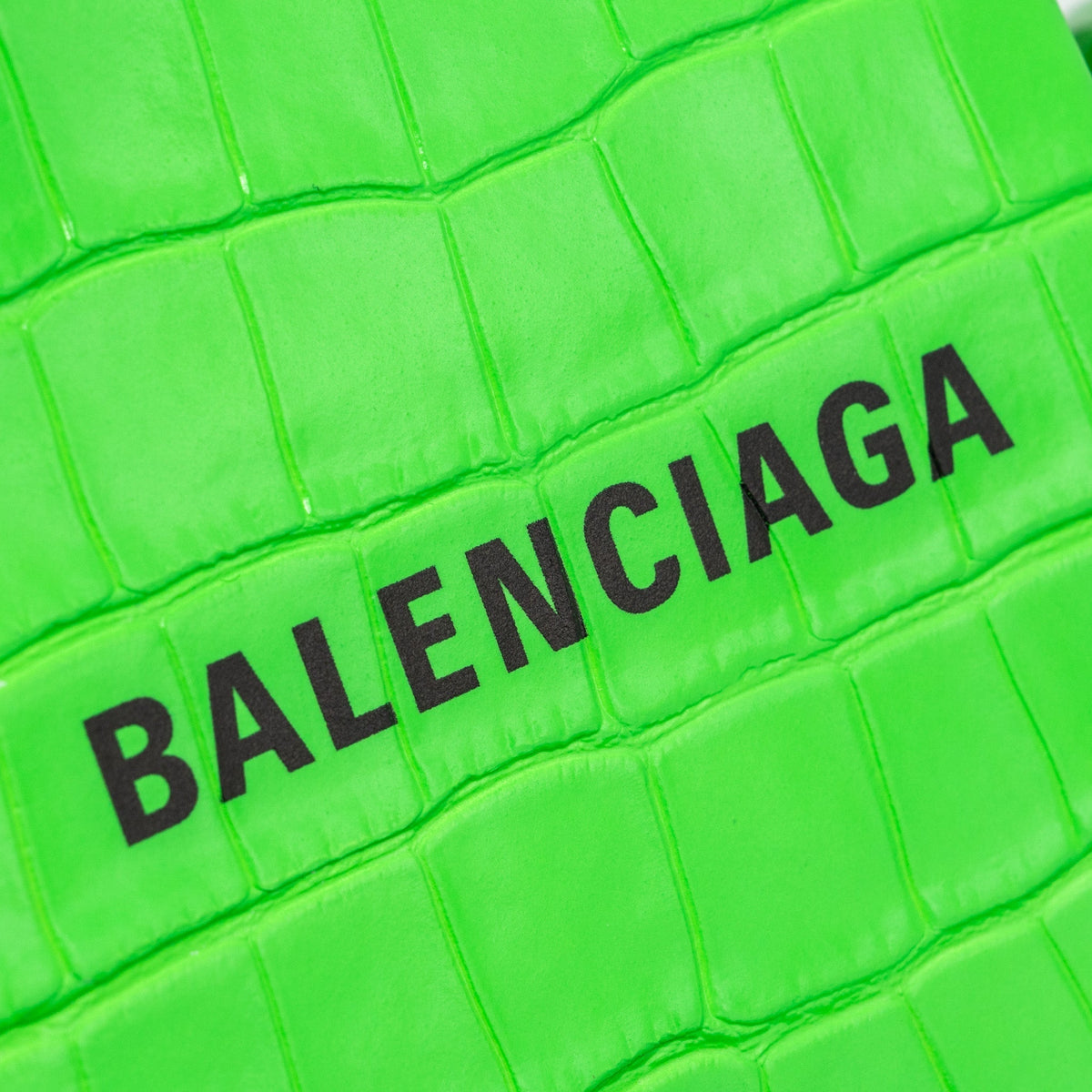Side view of Balenciaga handbag Black premium designer bag