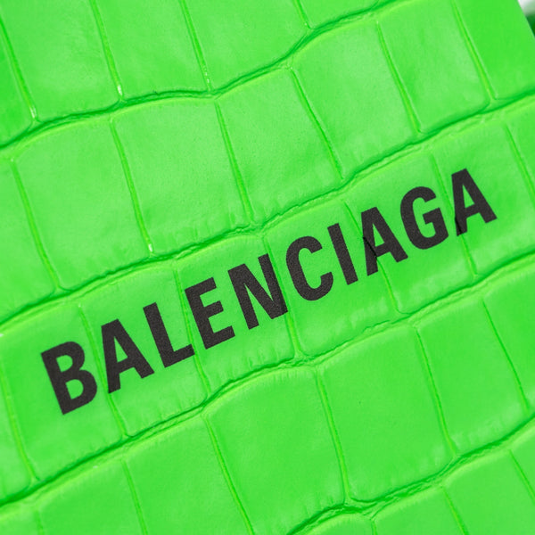 Side view of Balenciaga handbag Black premium designer bag