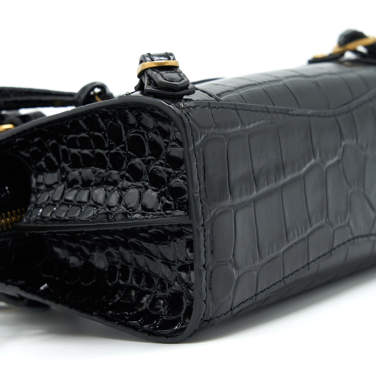 Balenciaga women's handbag Black luxury designer calf
