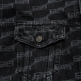 Balenciaga designer handbag denim closeup detail