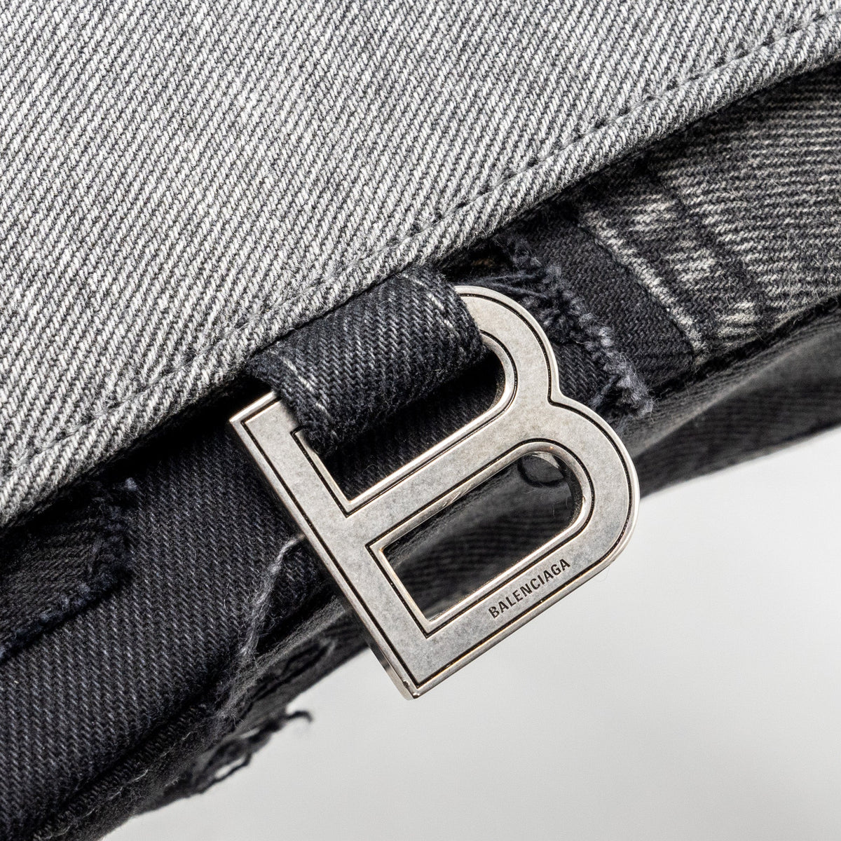 Side view of Balenciaga handbag Black premium designer bag