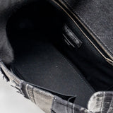 Balenciaga women's handbag Black luxury designer denim