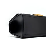 Side view of Balenciaga handbag Black premium designer bag