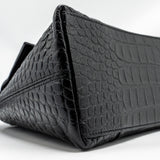 Balenciaga designer handbag calf closeup detail