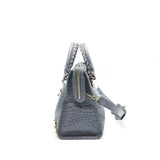 Balenciaga women's handbag Grey luxury designer calf