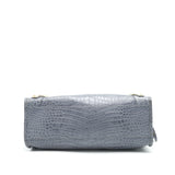 Side view of Balenciaga handbag Grey premium designer bag