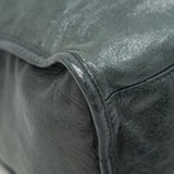Side view of Balenciaga handbag Black premium designer bag
