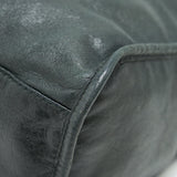 Side view of Balenciaga handbag Black premium designer bag