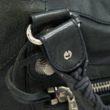 Balenciaga designer handbag leather closeup detail