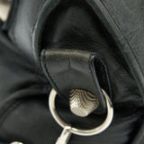 Balenciaga authentic luxury handbag Black leather craftsmanship