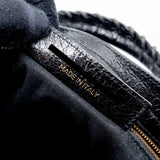 Balenciaga women's handbag Black luxury designer leather