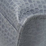 Side view of Balenciaga handbag Grey premium designer bag