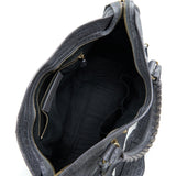 Balenciaga authentic luxury handbag Grey calf craftsmanship