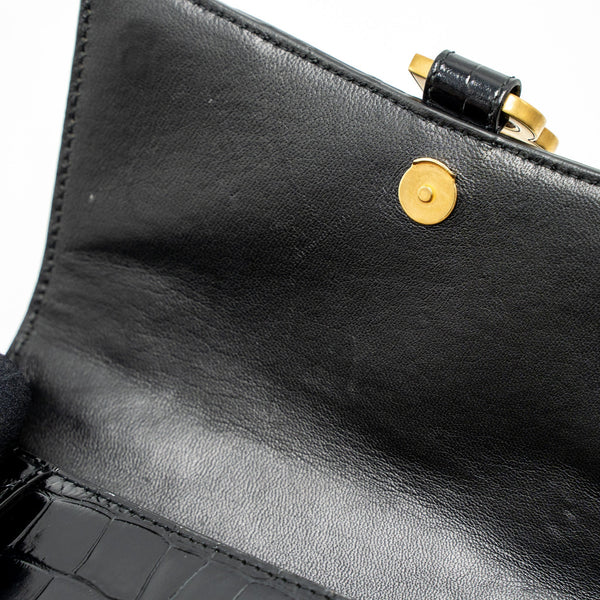 Balenciaga designer handbag calf closeup detail