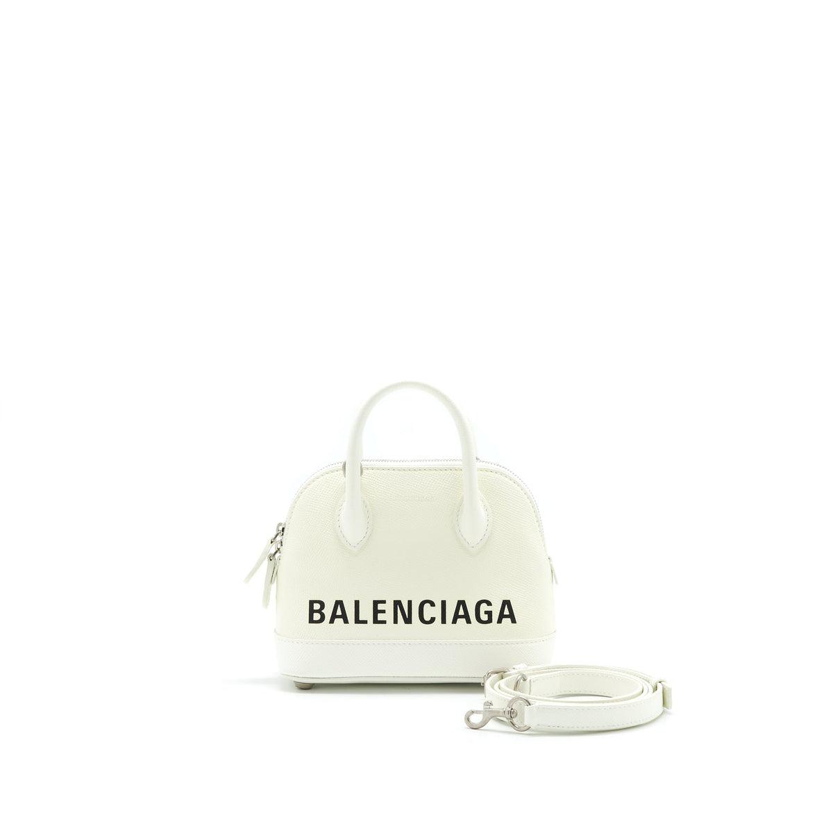 Balenciaga women's handbag White luxury designer leather