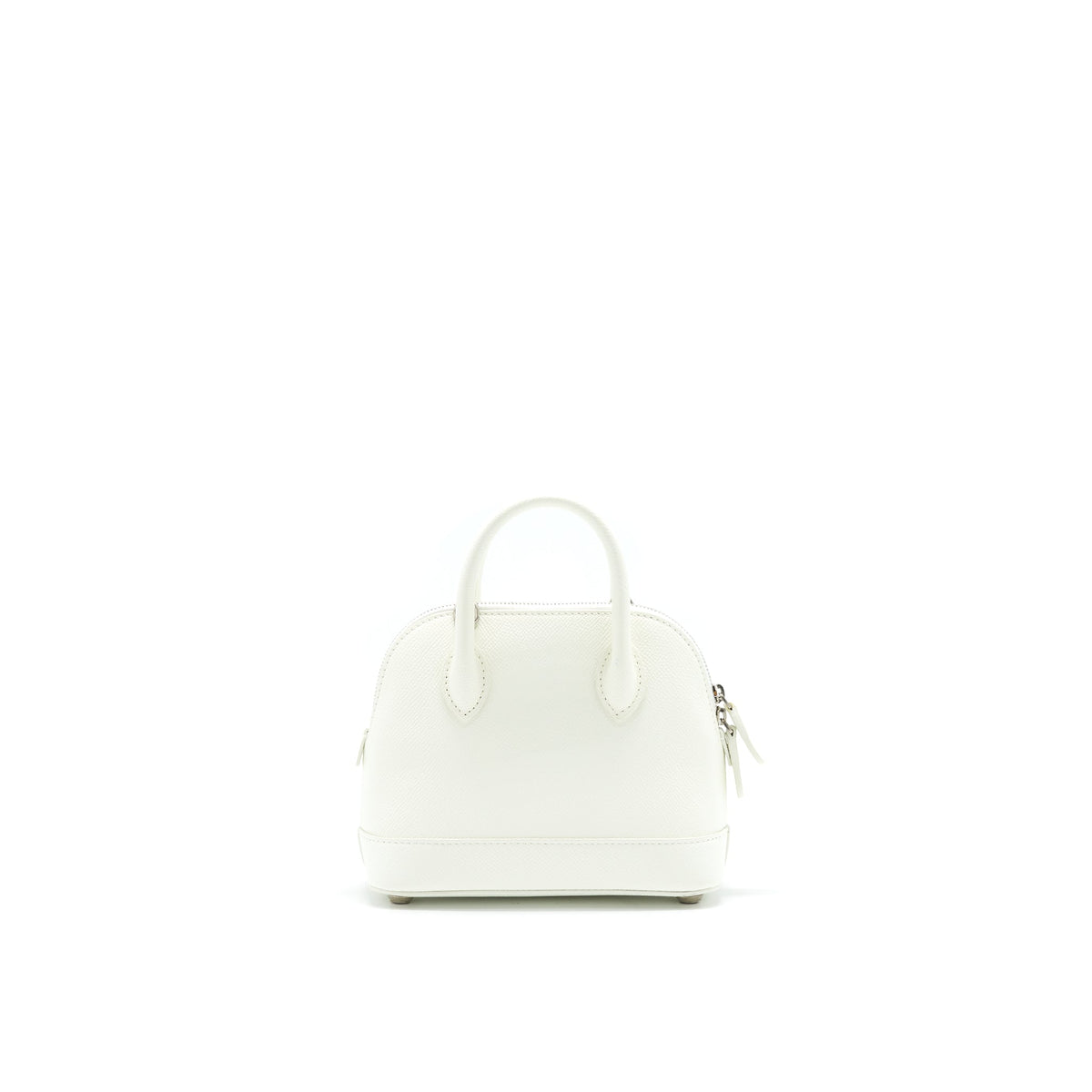 Balenciaga authentic luxury handbag White leather craftsmanship