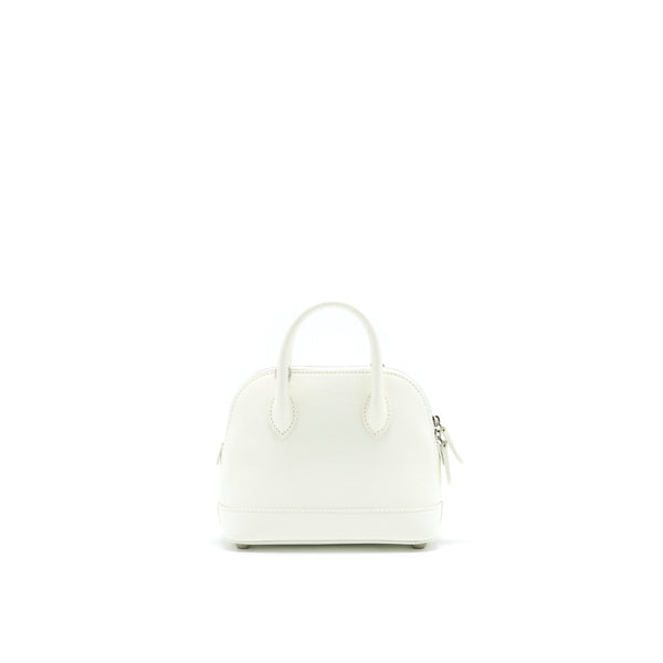 Balenciaga authentic luxury handbag White leather craftsmanship