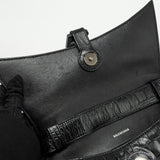 Balenciaga women's handbag Black luxury designer calf