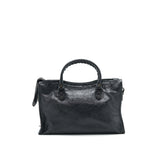 Balenciaga designer handbag leather closeup detail