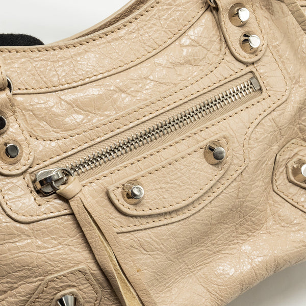Balenciaga designer handbag calf closeup detail
