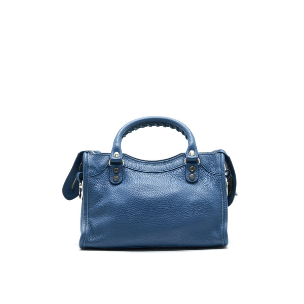 Authentic Balenciaga handbag Blue luxury fashion accessory