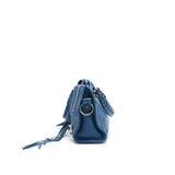 Side view of Balenciaga handbag Blue premium designer bag