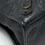 Balenciaga designer handbag leather closeup detail