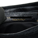 Balenciaga authentic luxury handbag Black leather craftsmanship