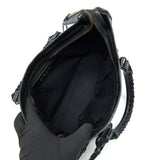 Balenciaga authentic luxury handbag Black leather craftsmanship