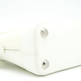 Balenciaga authentic luxury handbag White leather craftsmanship