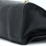 Side view of Balenciaga handbag Black premium designer bag