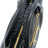 Side view of Balenciaga handbag Black premium designer bag