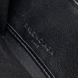 Side view of Balenciaga handbag Black premium designer bag