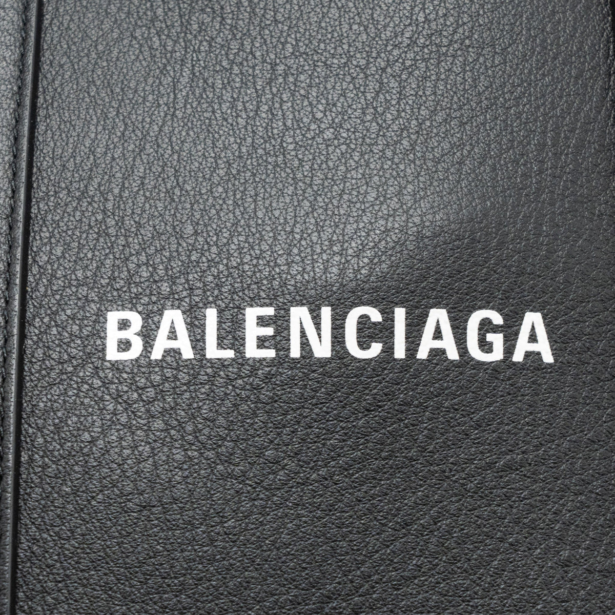 Side view of Balenciaga handbag Black premium designer bag