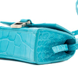 Balenciaga women's handbag Blue luxury designer calf