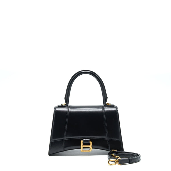 Balenciaga women's handbag Black luxury designer calf
